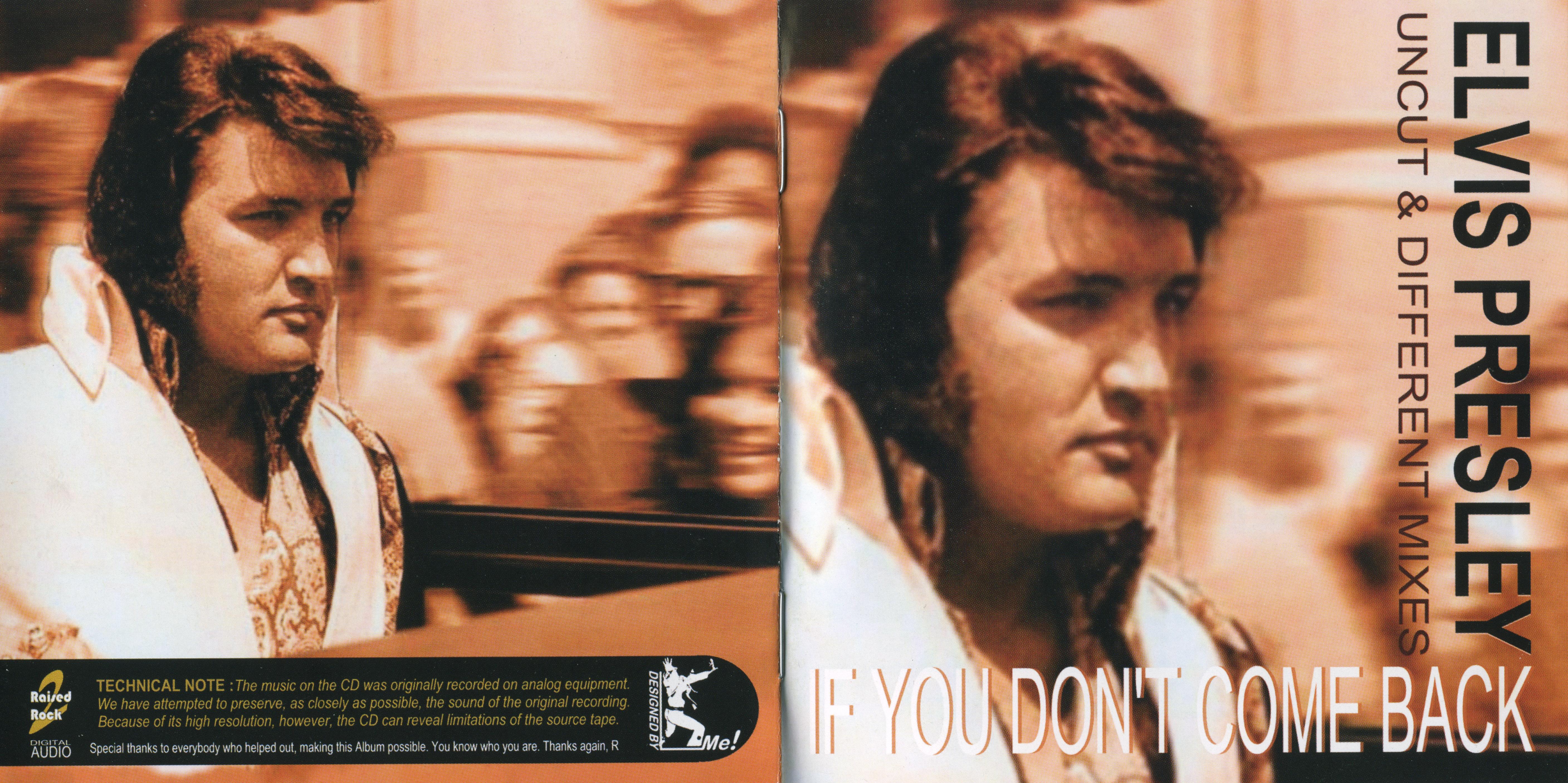 Elvis Presley  If You Dont Come Back : Front + Inlay